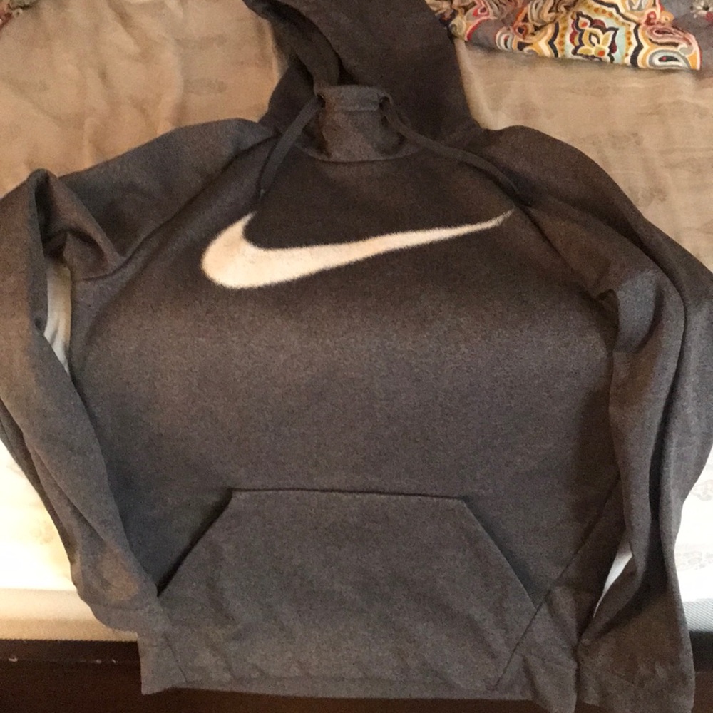 Nike sweater with hood like new.